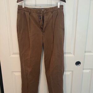 Polo by Ralph Lauren Brown Andrew Chinos Pleated.